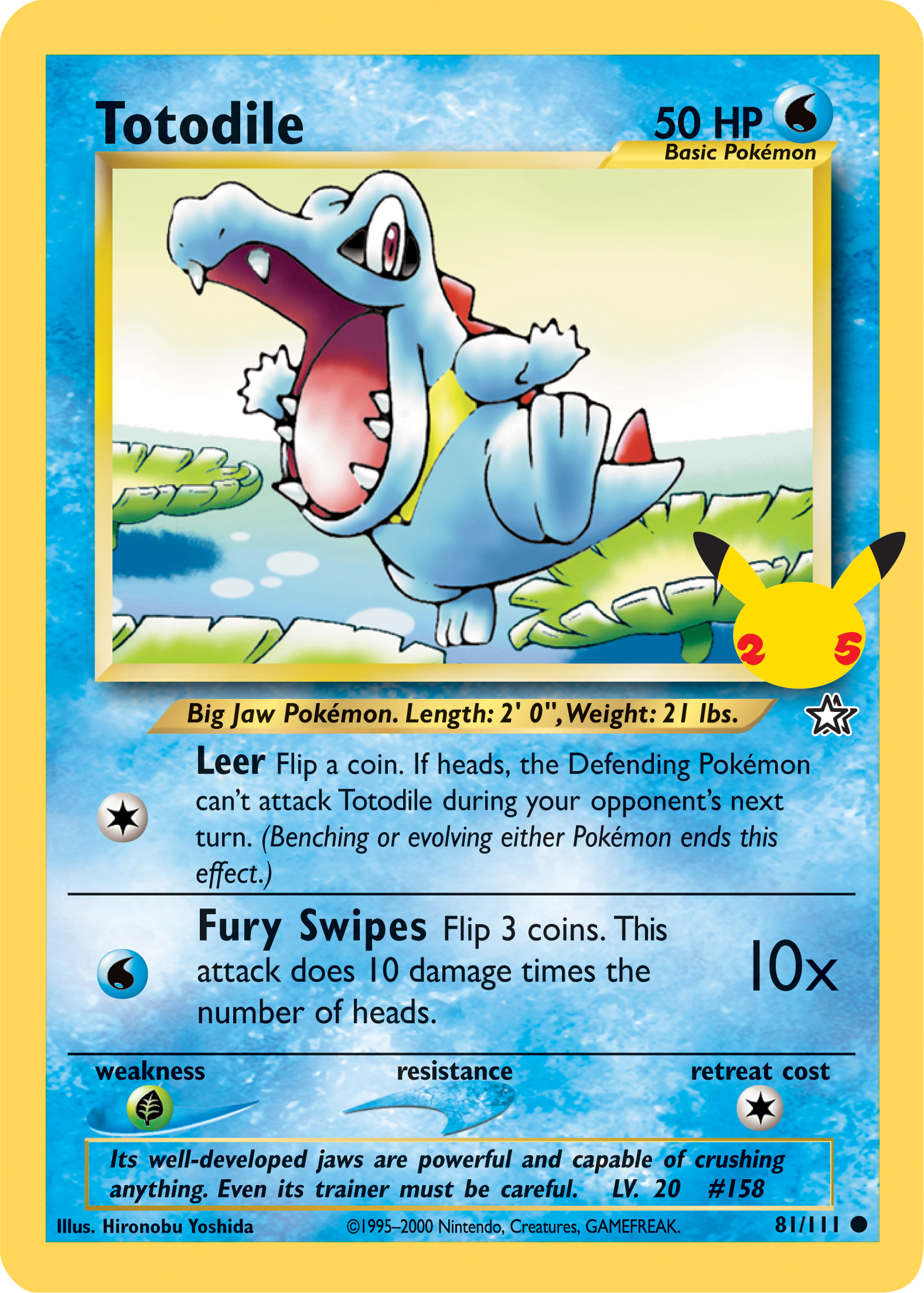 Totodile (81/111) (Jumbo Card) [First Partner Pack] | Gam3 Escape