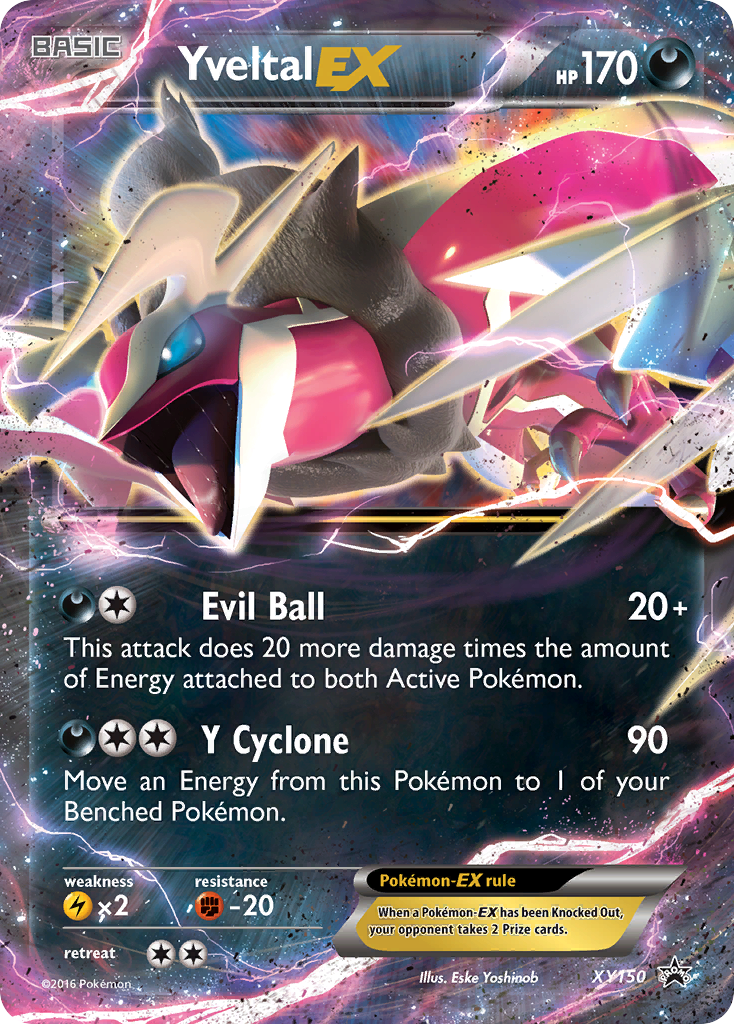 Yveltal EX (XY150) [XY: Black Star Promos] | Gam3 Escape