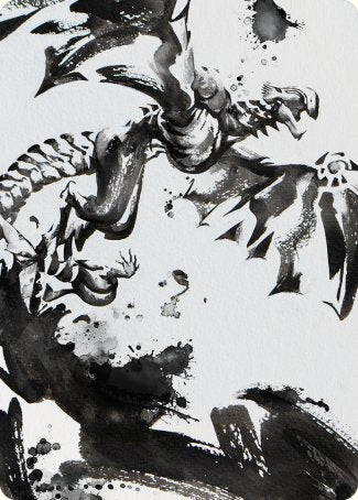Quicksilver Fisher Art Card [Phyrexia: All Will Be One Art Series] | Gam3 Escape
