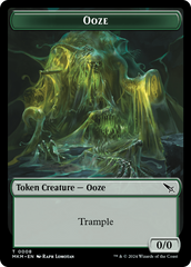 Ooze // A Mysterious Creature Double-Sided Token [Murders at Karlov Manor Tokens] | Gam3 Escape