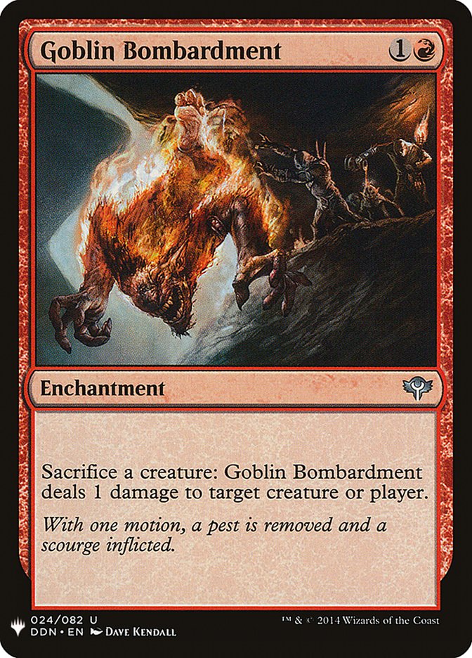 Goblin Bombardment [Mystery Booster] | Gam3 Escape