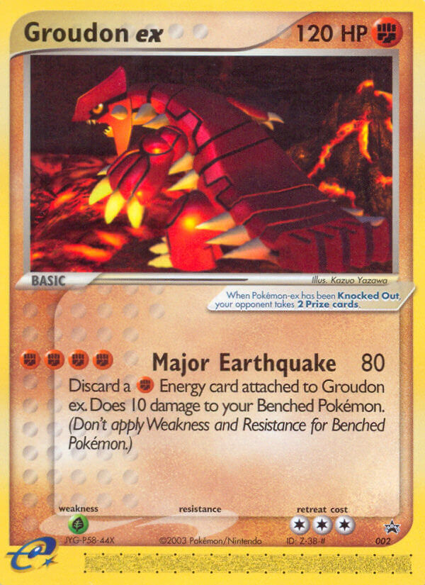 Groudon ex (002) [Nintendo: Black Star Promos] | Gam3 Escape