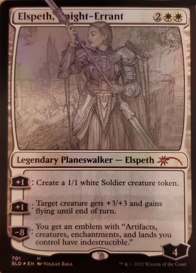 Elspeth, Knight-Errant (Sketch) [Secret Lair Drop Promos] | Gam3 Escape