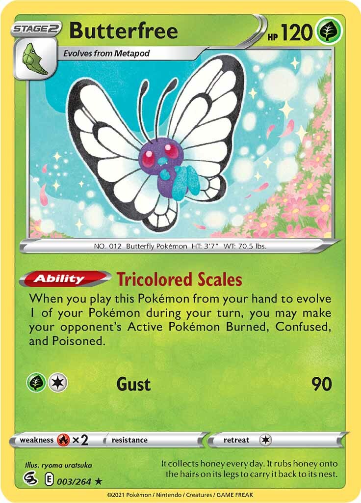 Butterfree (003/264) [Sword & Shield: Fusion Strike] | Gam3 Escape