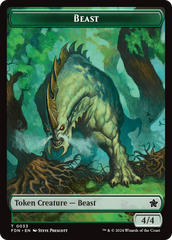 Dog // Beast (0033) Double-Sided Token [Foundations Tokens] | Gam3 Escape