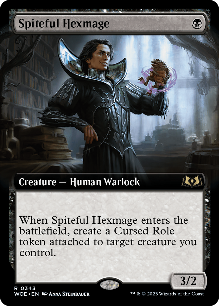 Spiteful Hexmage (Extended Art) [Wilds of Eldraine] | Gam3 Escape