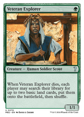 Veteran Explorer (White Border) [Mystery Booster 2] | Gam3 Escape