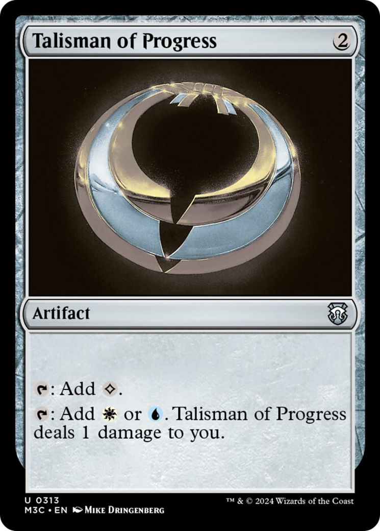 Talisman of Progress (Ripple Foil) [Modern Horizons 3 Commander] | Gam3 Escape