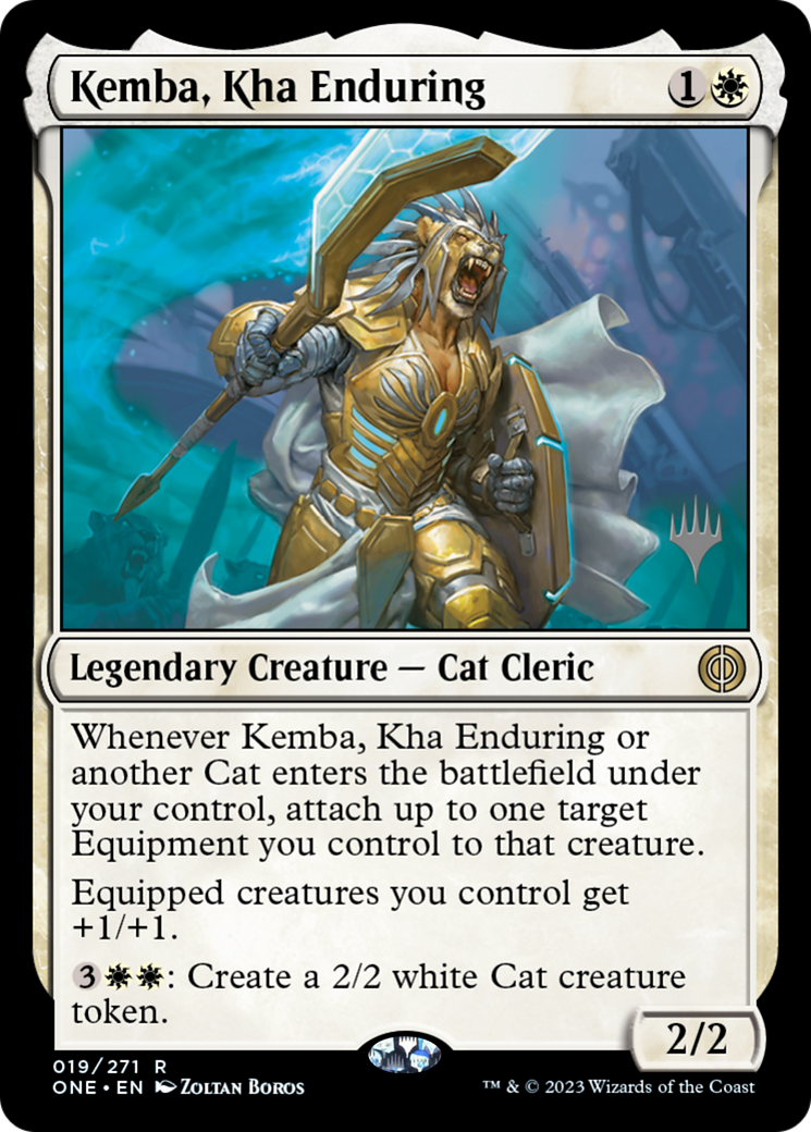 Kemba, Kha Enduring (Promo Pack) [Phyrexia: All Will Be One Promos] | Gam3 Escape