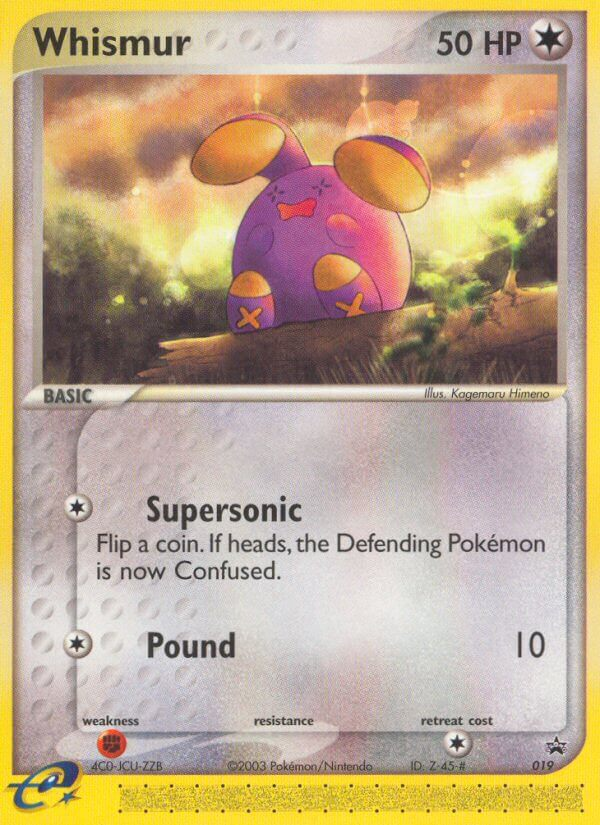 Whismur (019) [Nintendo: Black Star Promos] | Gam3 Escape