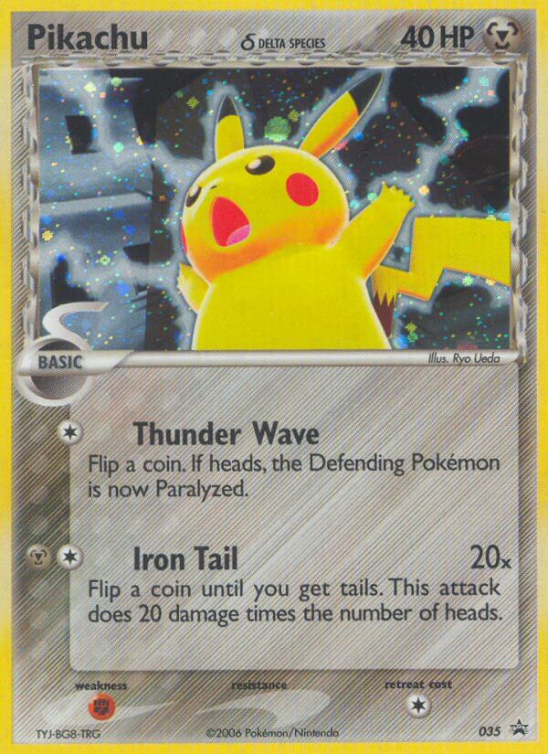 Pikachu (035) (Delta Species) [Nintendo: Black Star Promos] | Gam3 Escape