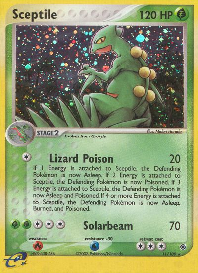 Sceptile (11/109) [EX: Ruby & Sapphire] | Gam3 Escape