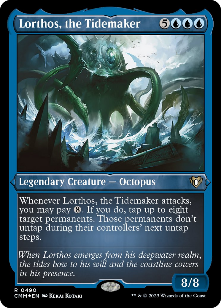 Lorthos, the Tidemaker (Foil Etched) [Commander Masters] | Gam3 Escape