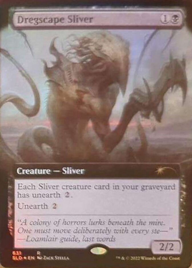 Dregscape Sliver (Extended Art) [Secret Lair Drop Promos] | Gam3 Escape