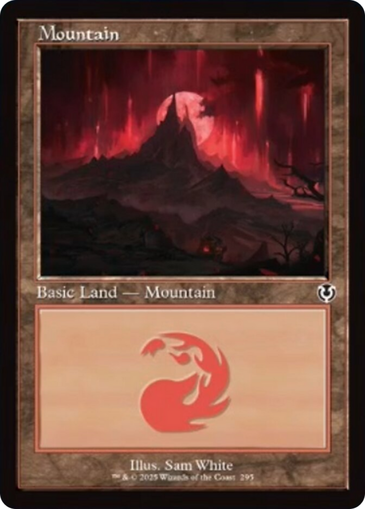 Mountain (295) (Retro Frame) [Innistrad Remastered] | Gam3 Escape