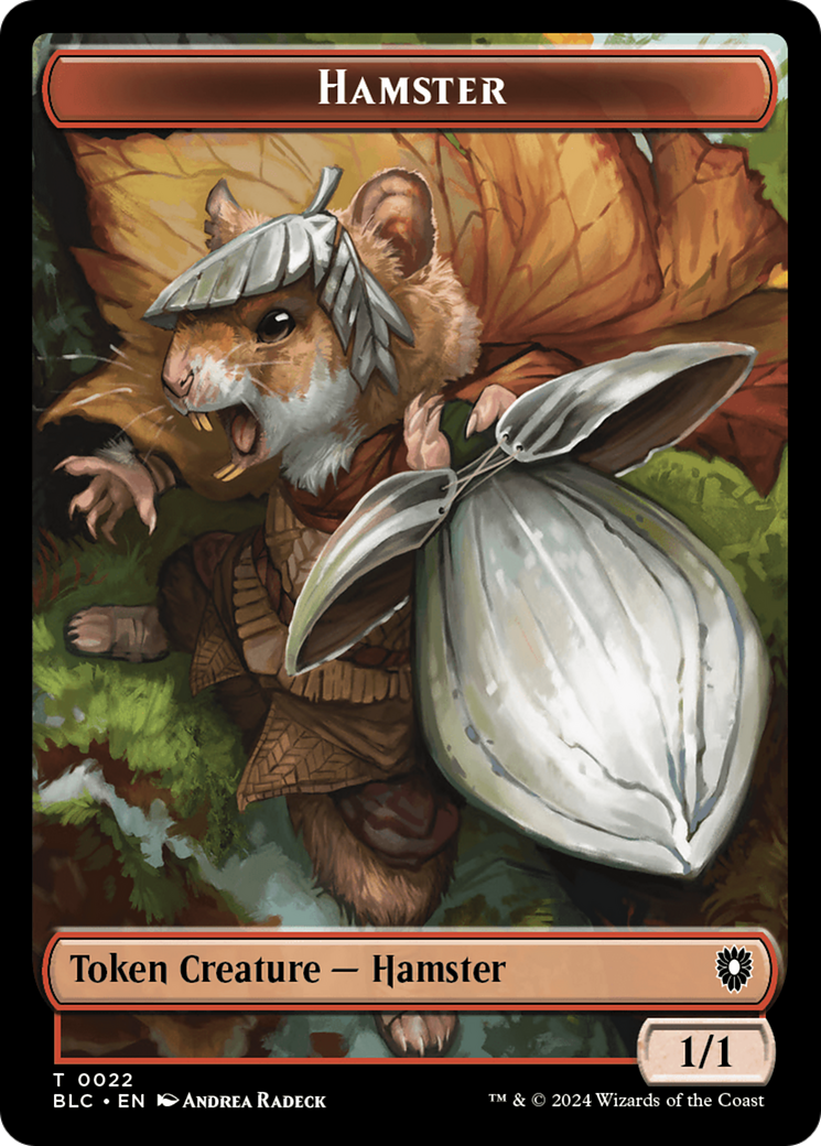 Hamster // City's Blessing Double-Sided Token [Bloomburrow Commander Tokens] | Gam3 Escape