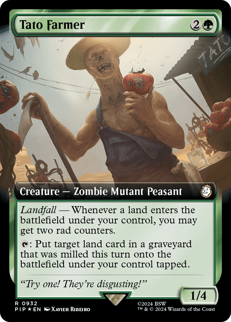 Tato Farmer (Extended Art) (Surge Foil) [Fallout] | Gam3 Escape
