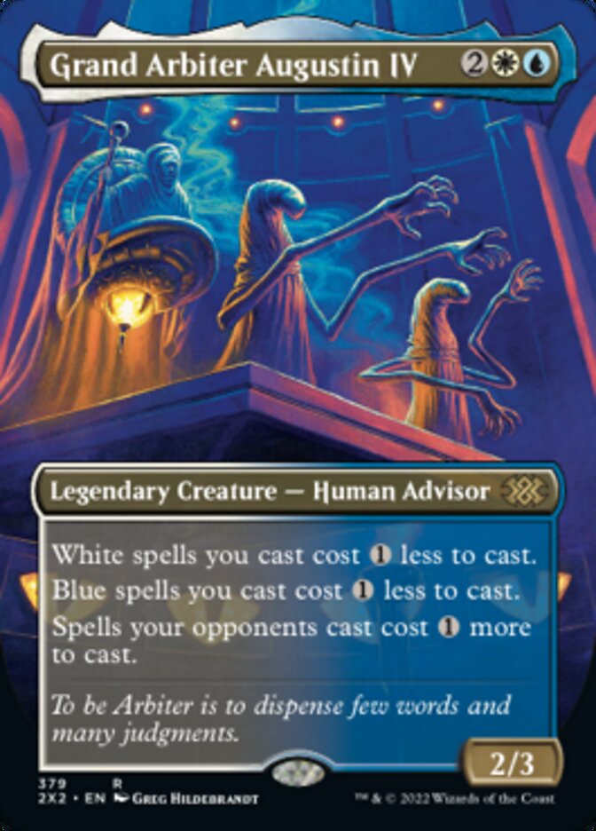 Grand Arbiter Augustin IV (Borderless Alternate Art) [Double Masters 2022] | Gam3 Escape