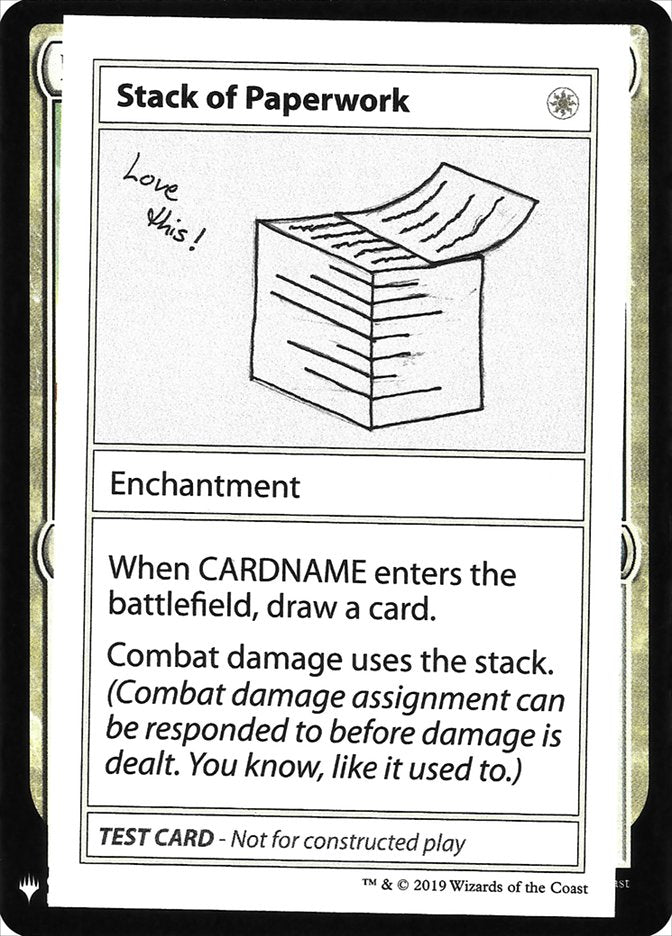 Stack of Paperwork [Mystery Booster Playtest Cards] | Gam3 Escape