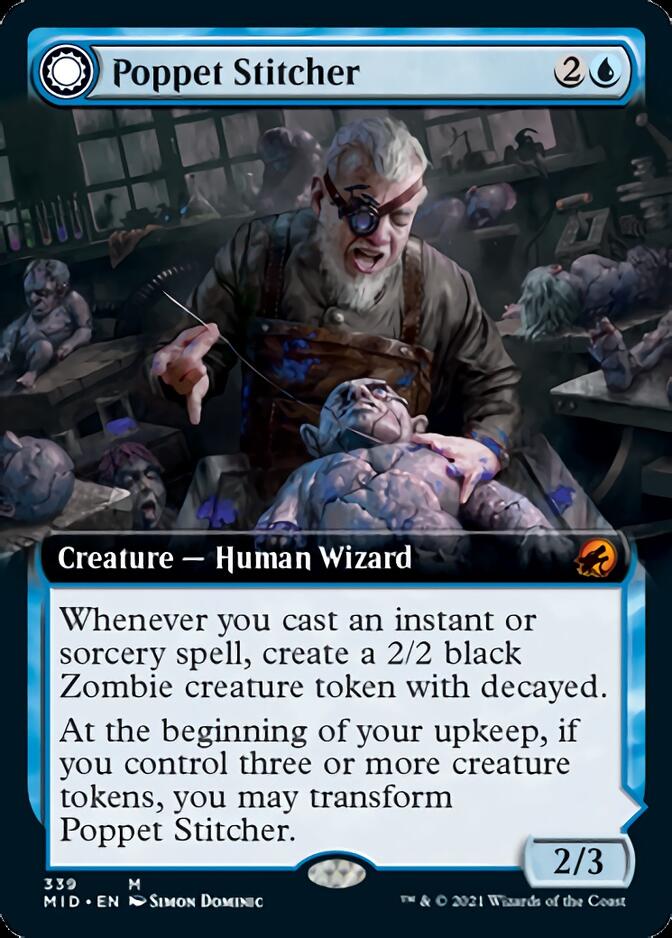 Poppet Stitcher // Poppet Factory (Extended Art) [Innistrad: Midnight Hunt] | Gam3 Escape