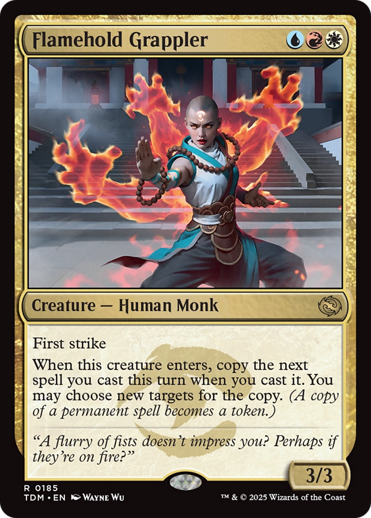 Flamehold Grappler [Tarkir: Dragonstorm] | Gam3 Escape