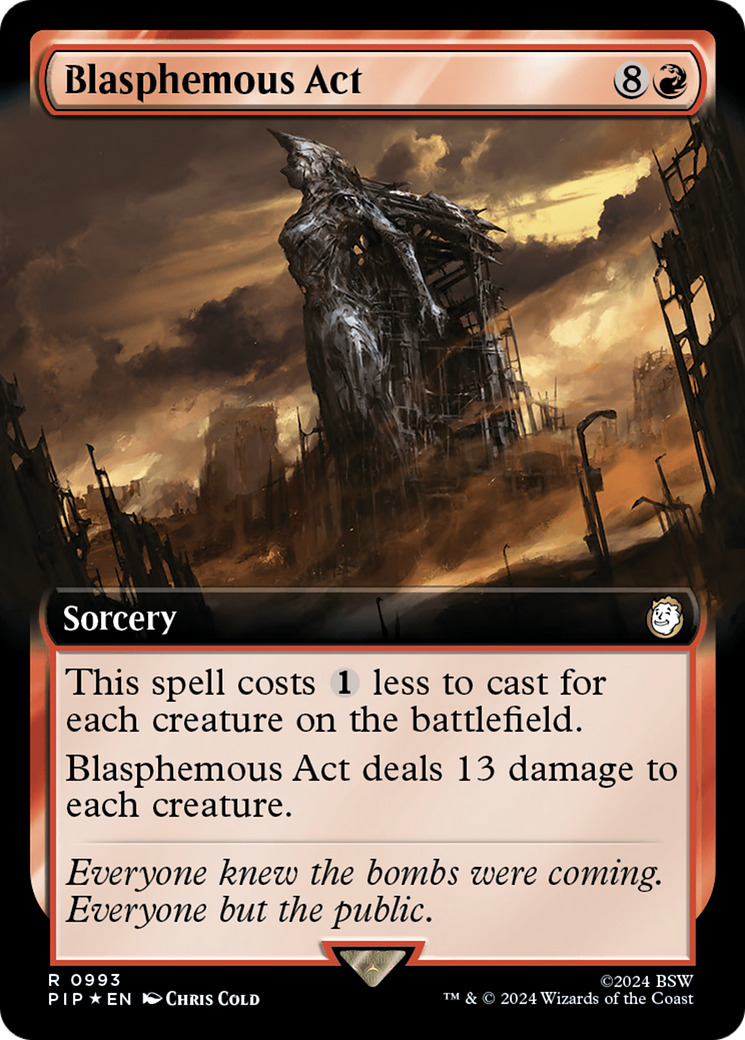Blasphemous Act (Extended Art) (Surge Foil) [Fallout] | Gam3 Escape