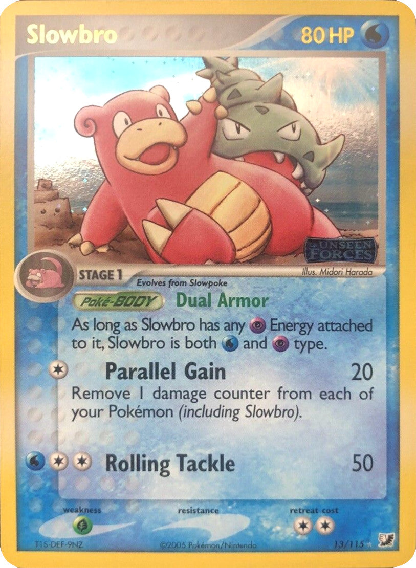 Slowbro (13/115) (Stamped) [EX: Unseen Forces] | Gam3 Escape