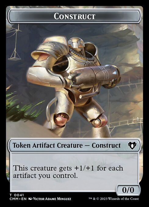 Servo // Construct (0041) Double-Sided Token [Commander Masters Tokens] | Gam3 Escape