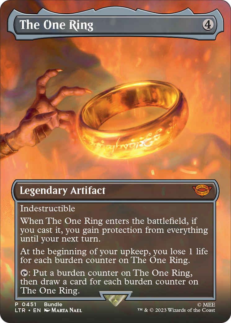 The One Ring (Borderless Alternate Art) [The Lord of the Rings: Tales of Middle-Earth] | Gam3 Escape