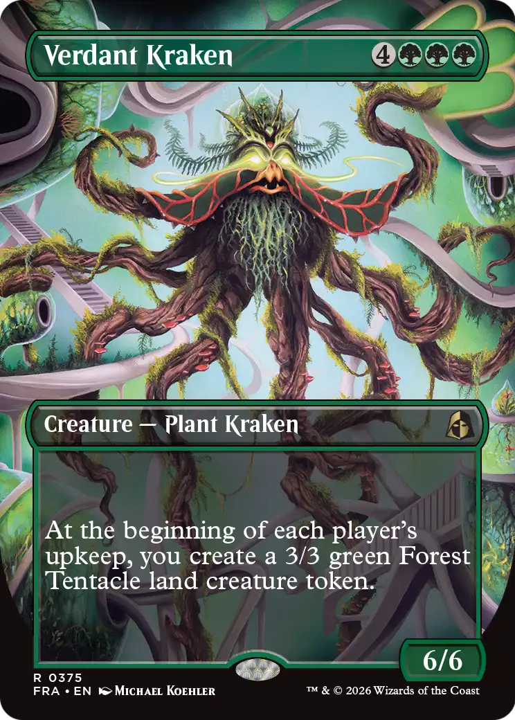 Verdant Kraken (Borderless) [Reality Fracture] | Gam3 Escape
