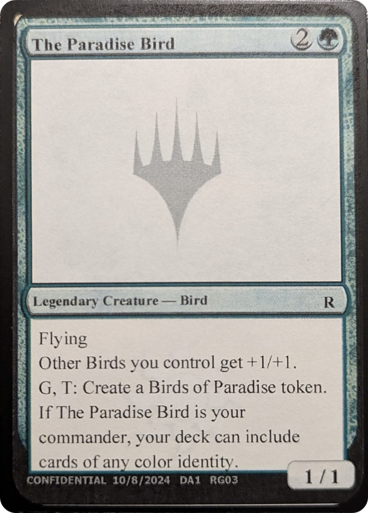 The Paradise Bird [Mystery Booster 2 Playtest Cards] | Gam3 Escape