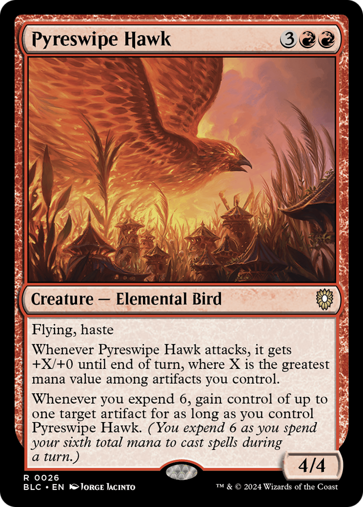 Pyreswipe Hawk [Bloomburrow Commander] | Gam3 Escape