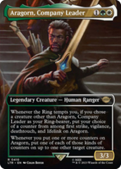 Aragorn, Company Leader (Borderless Alternate Art) [The Lord of the Rings: Tales of Middle-Earth] | Gam3 Escape