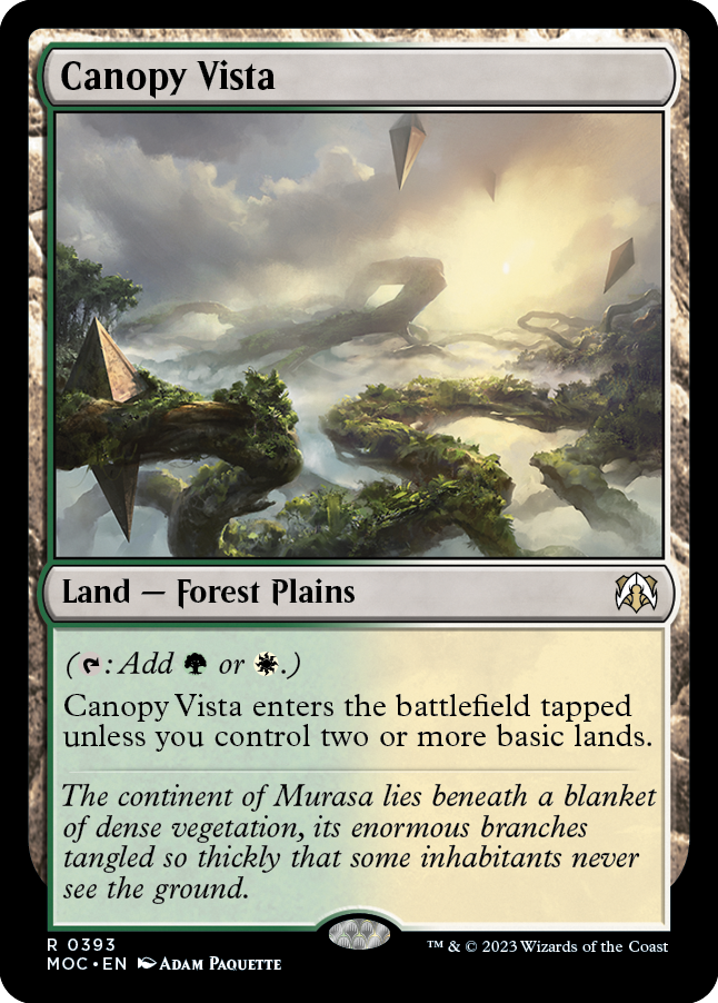 Canopy Vista [March of the Machine Commander] | Gam3 Escape