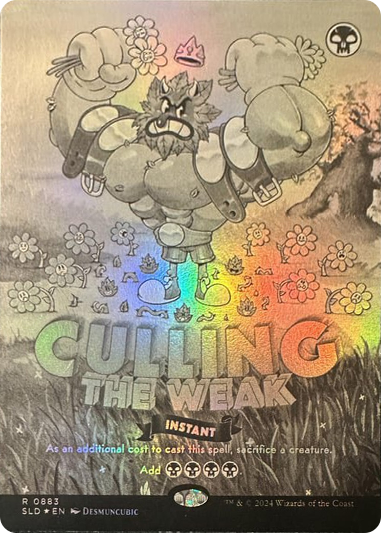 Culling the Weak (Black & White Foil) [Secret Lair Drop Series] | Gam3 Escape