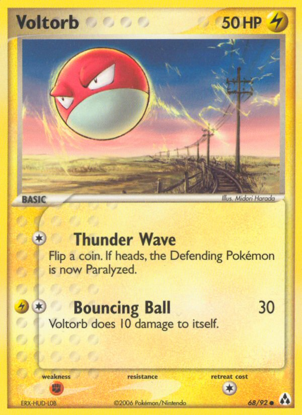 Voltorb (68/92) [EX: Legend Maker] | Gam3 Escape