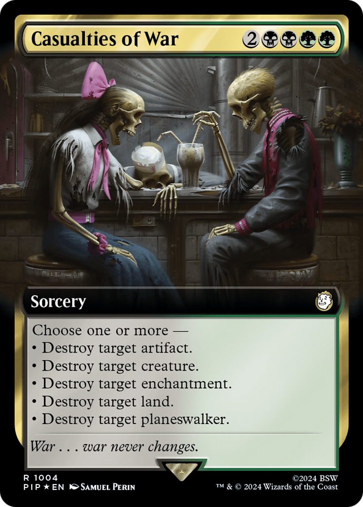 Casualties of War (Extended Art) (Surge Foil) [Fallout] | Gam3 Escape
