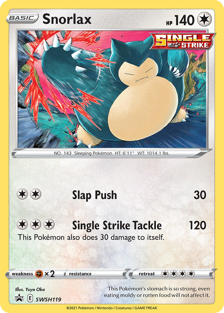 Snorlax (SWSH119) [Sword & Shield: Black Star Promos] | Gam3 Escape