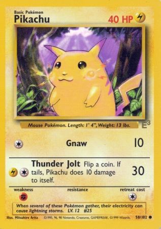 Pikachu (58/102) (E3 Stamped Promo) [Miscellaneous Cards] | Gam3 Escape