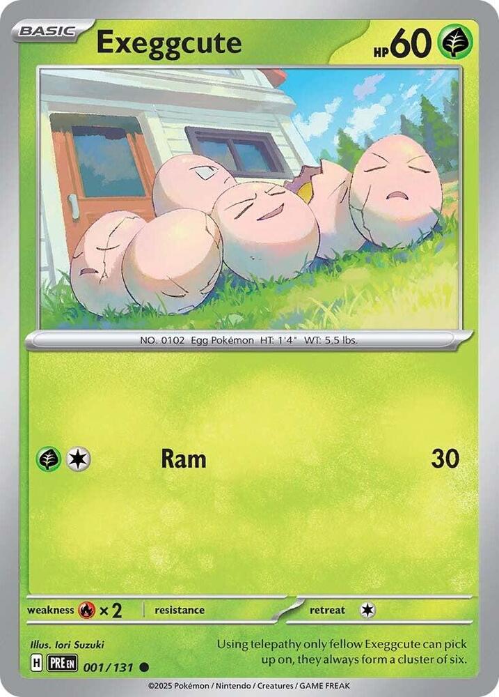 Exeggcute (001/131) [Scarlet & Violet: Prismatic Evolutions] | Gam3 Escape