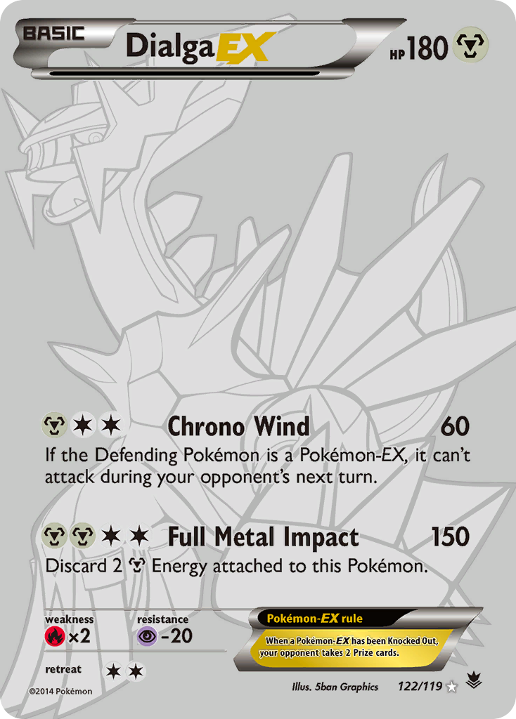 Dialga EX (122/119) [XY: Phantom Forces] | Gam3 Escape