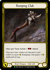 Romping Club (Golden) [FAB095] (Promo)  Cold Foil | Gam3 Escape