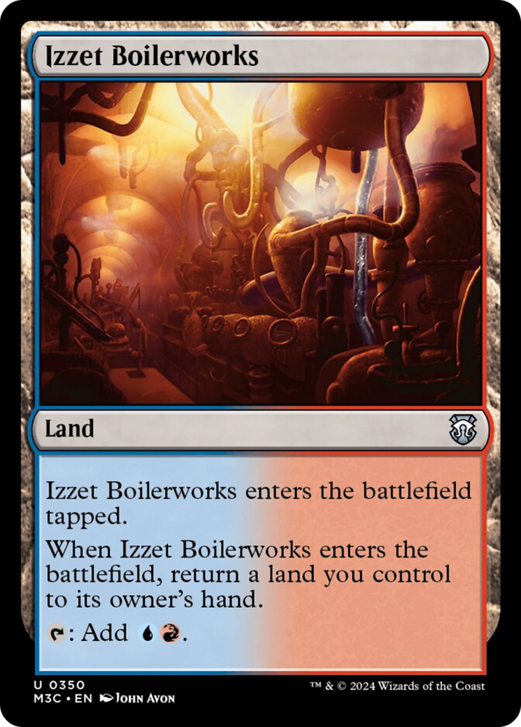 Izzet Boilerworks (Ripple Foil) [Modern Horizons 3 Commander] | Gam3 Escape