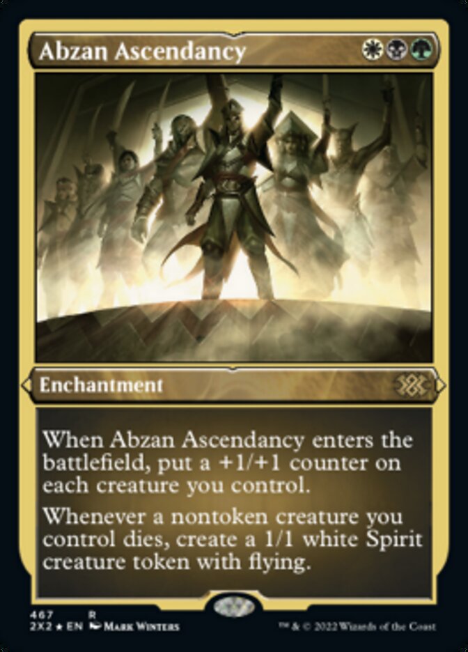 Abzan Ascendancy (Foil Etched) [Double Masters 2022] | Gam3 Escape