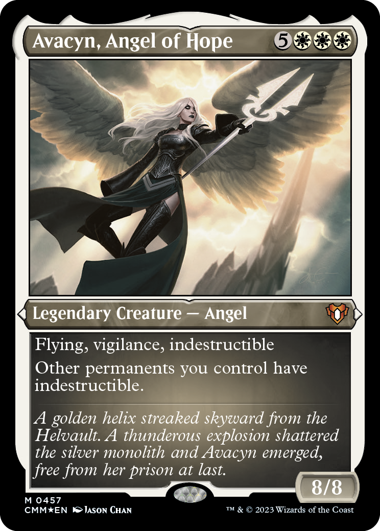 Avacyn, Angel of Hope (Foil Etched) [Commander Masters] | Gam3 Escape