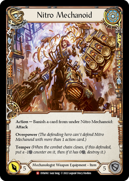 Construct Nitro Mechanoid // Nitro Mechanoid [DYN092] (Dynasty)  Rainbow Foil | Gam3 Escape