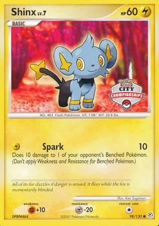 Shinx (98/130) (City Championships Promo) [Nintendo: Black Star Promos] | Gam3 Escape