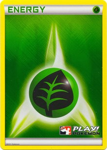 Grass Energy (2011 Play Pokemon Promo) [League & Championship Cards] | Gam3 Escape