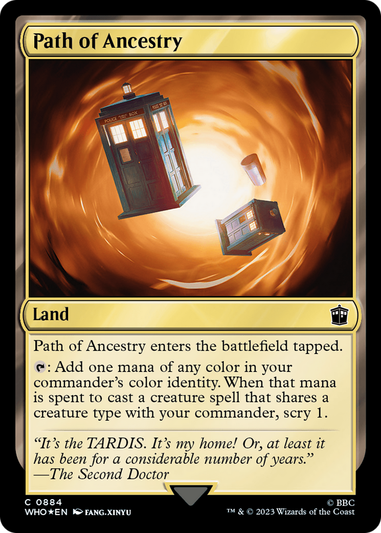 Path of Ancestry (Surge Foil) [Doctor Who] | Gam3 Escape