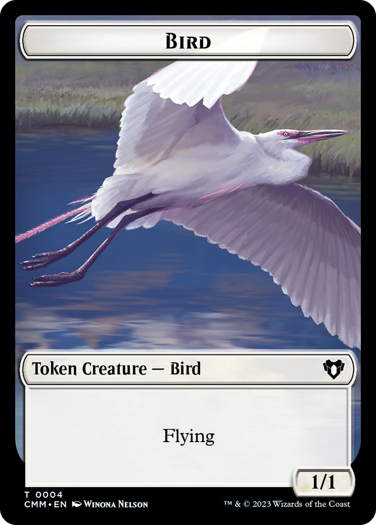 Bird Token [Commander Masters Tokens] | Gam3 Escape